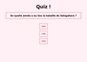 Capture d'écran de mon jeu Quiz